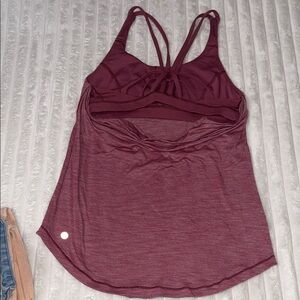 lululemon athletica Burgundy Tank Top
